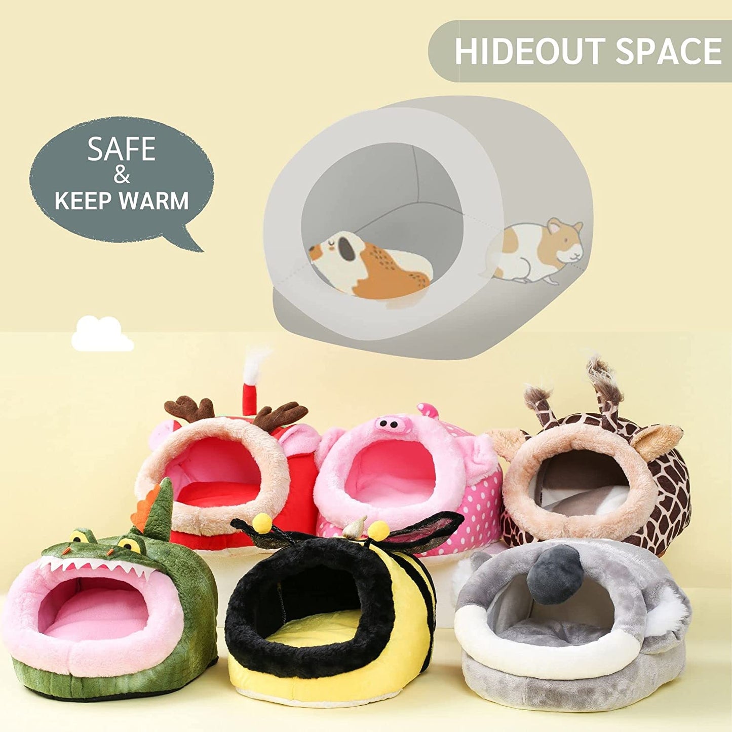 Cozy Hedgehog Home: Warm Supplies, Toys, and Sleeping Bag for Happy Pets