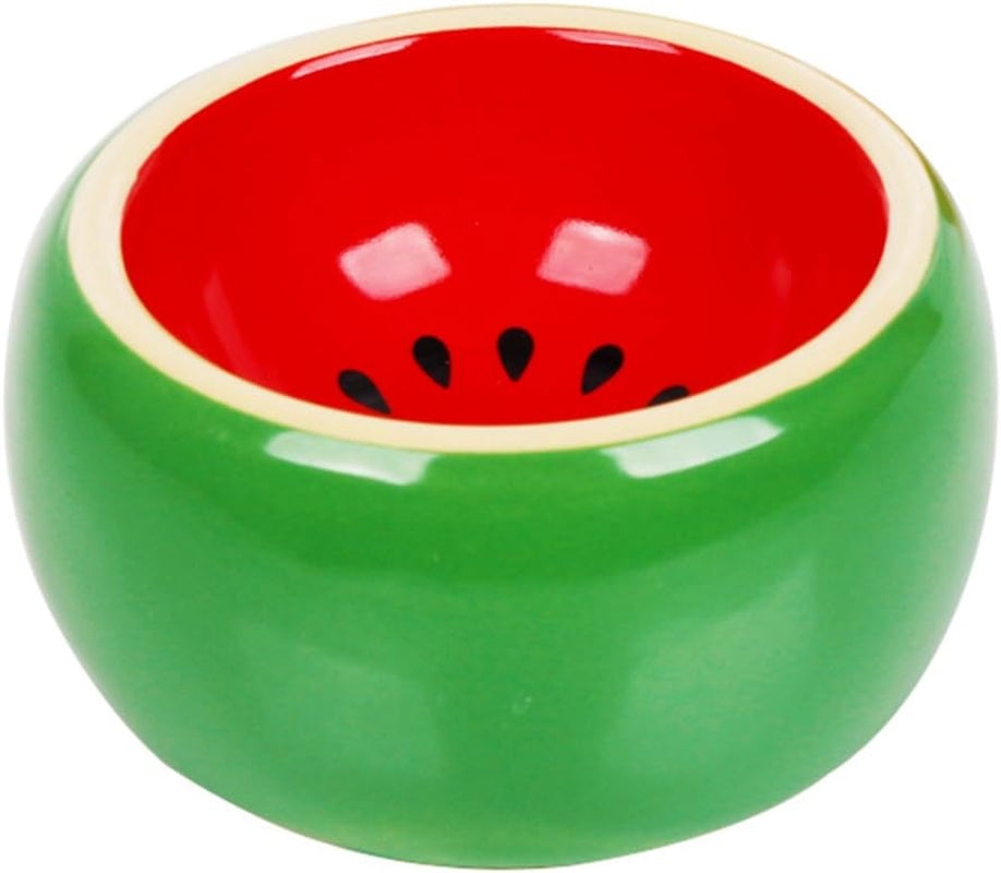 Premium Ceramic Hamster Food Bowl - Non-Tip Design for Small Animals like Guinea Pigs, Gerbils, and Hedgehogs