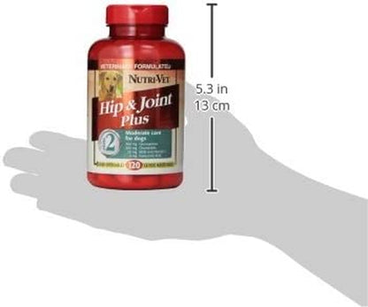 Hip & Joint Chewable Dog Supplements - Formulated with Glucosamine & Chondroitin for Dogs - 120 Count
